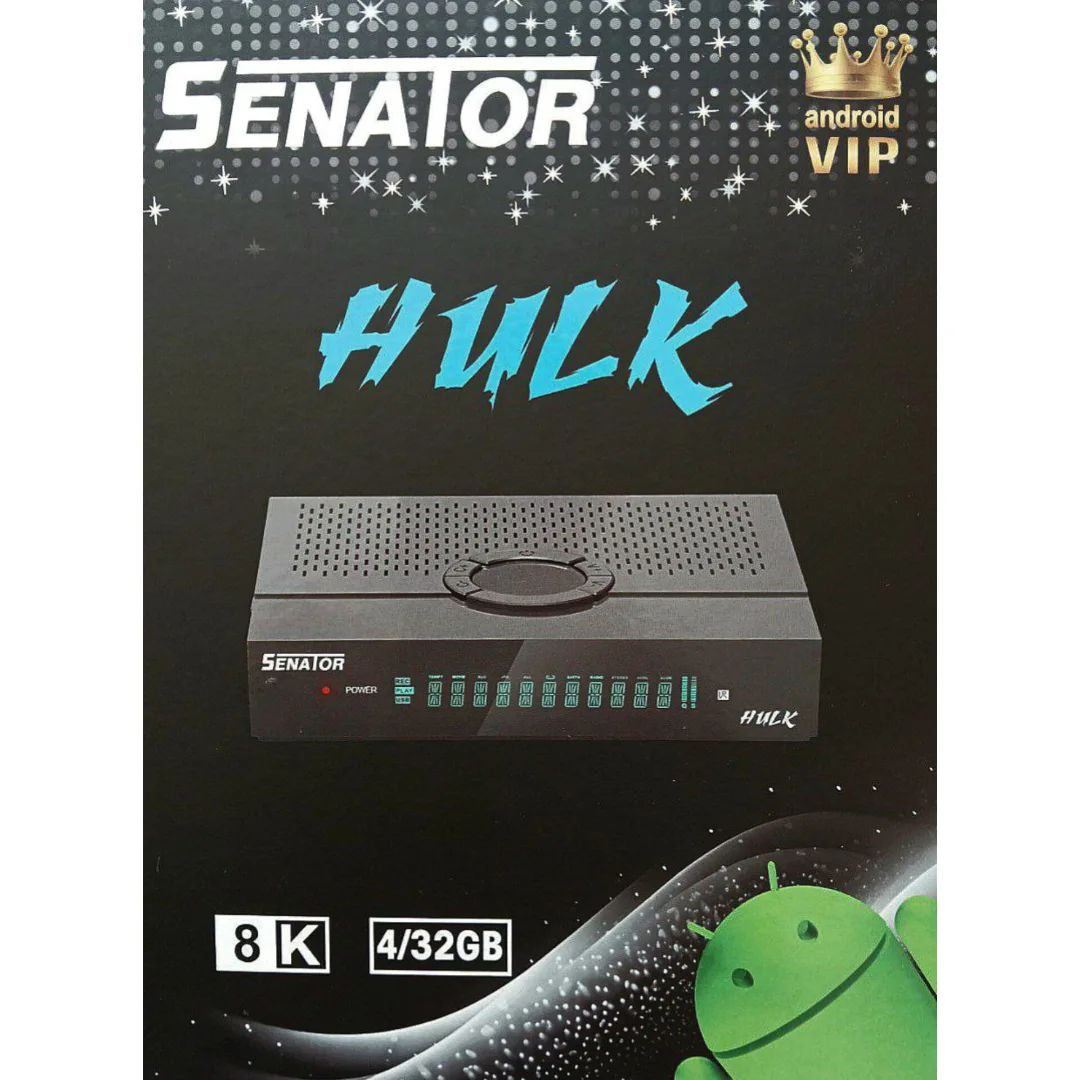 گیرنده سناتور هالک 8K دارای سیستم عامل اندروید
